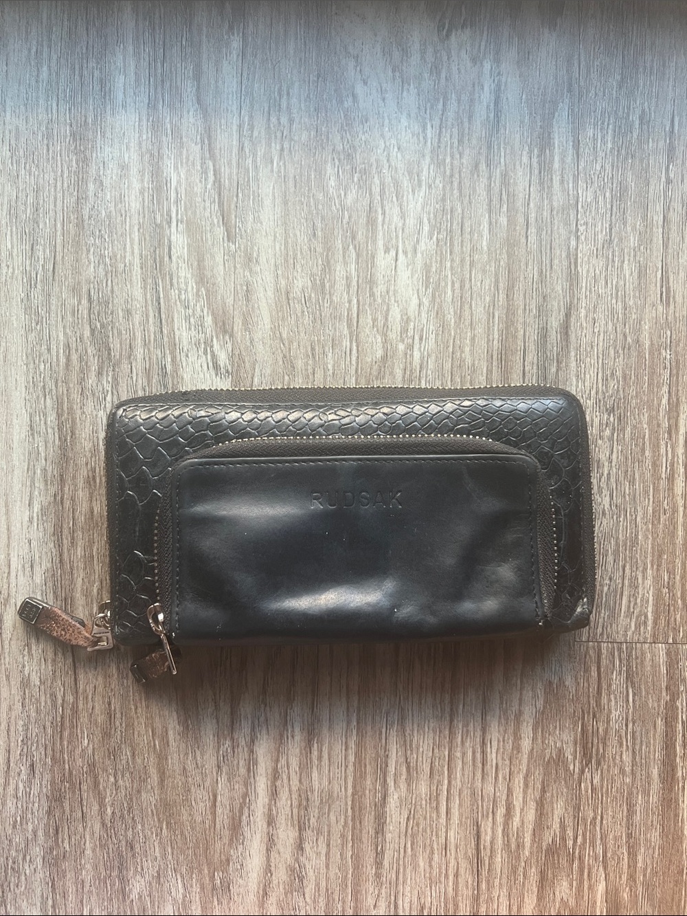 Rudsak Leather Wallet Black